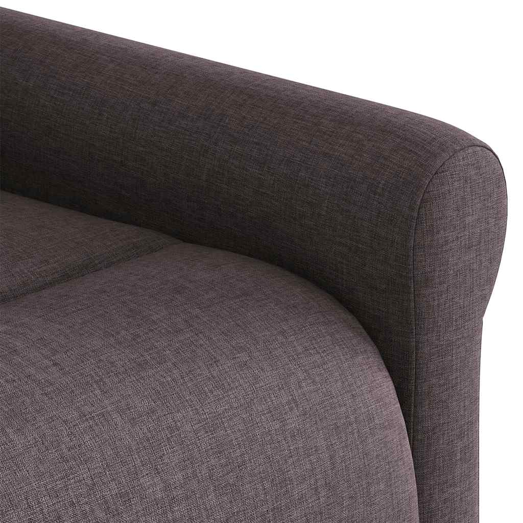 Fauteuil de télévision | Fauteuil inclinable Marron foncé Tissu CFW621634 - 8