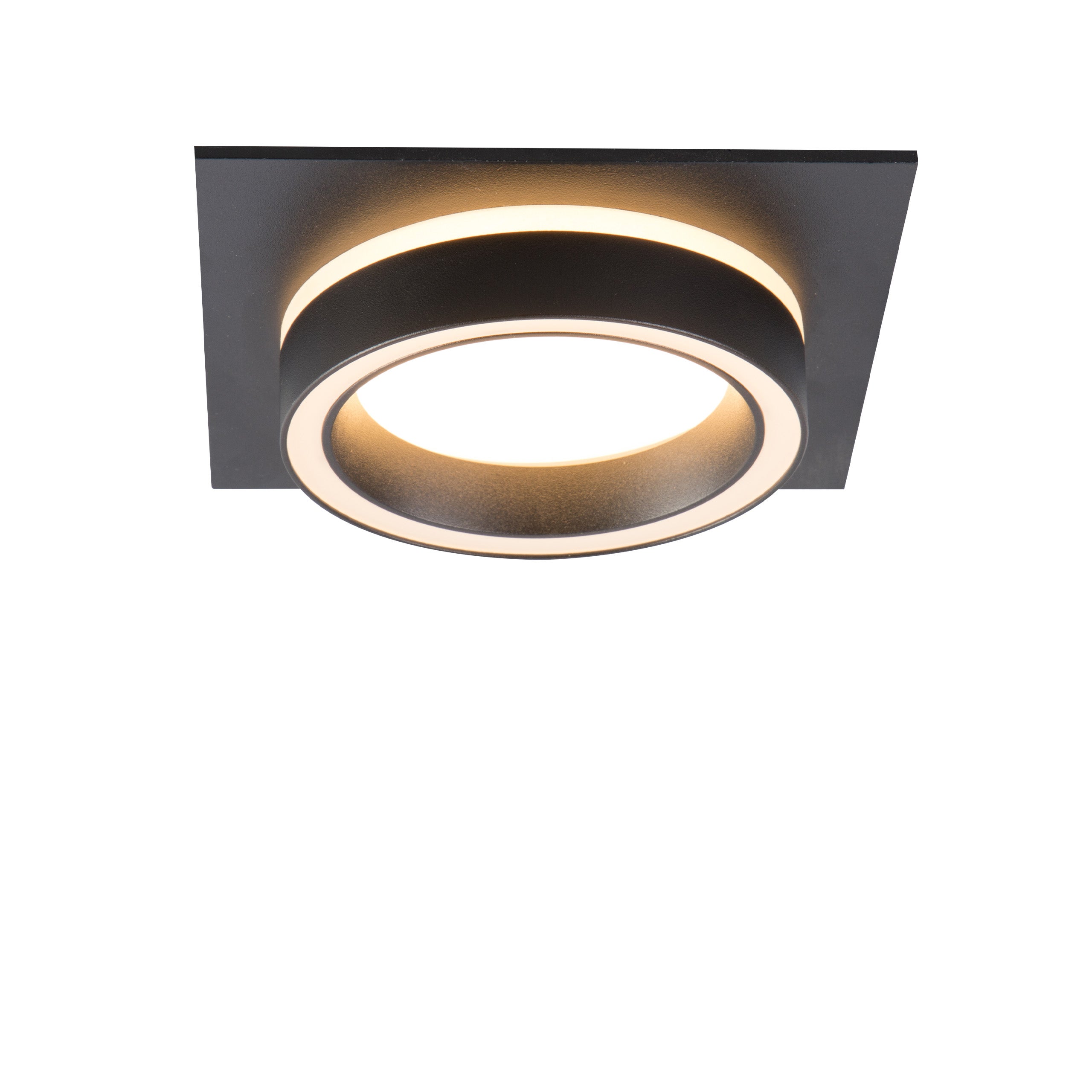 Oprawa sufitowa LED GX53 Arcadio halogenowa wpuszczana Ø9cm IP20 czarna MasterLED