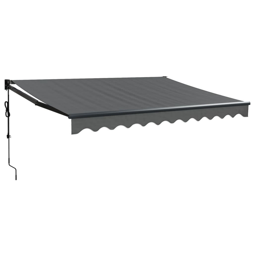 Toldo retrátil automático | Toldo exterior | Toldo para-sol 3,5x2,5 m antracite CFW923337 - 2