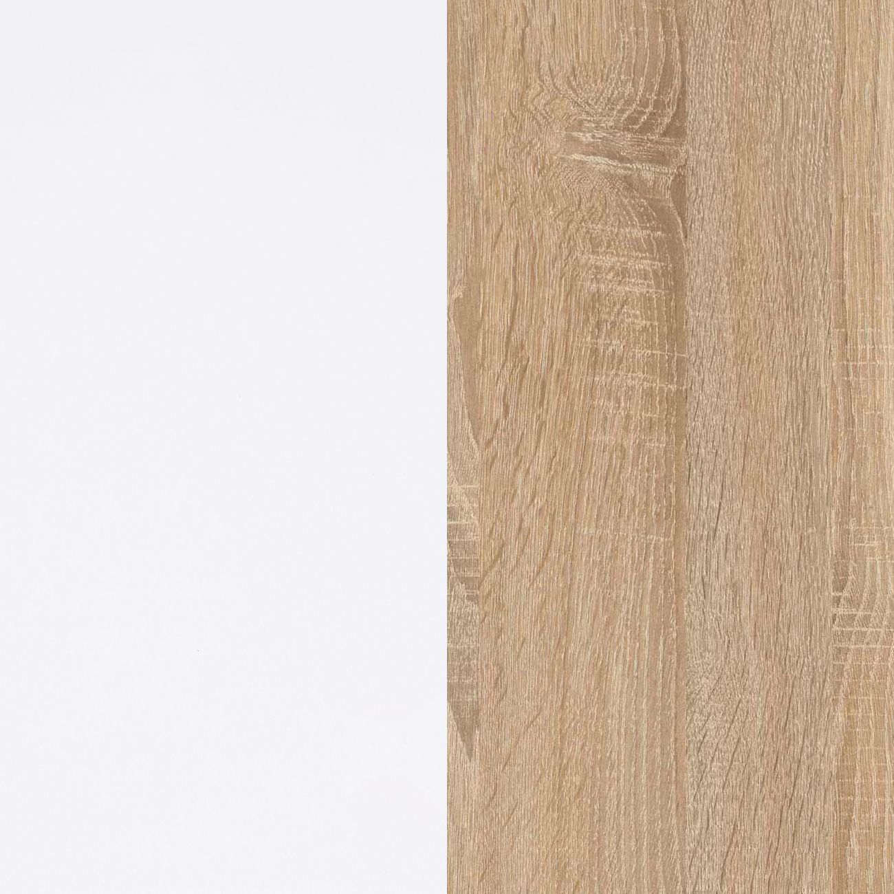 Alacena cocina Colin 5 Puertas Blanco Artik (Blanco Mate) - Roble Canadian 108 x 186 x 40 cm - 4