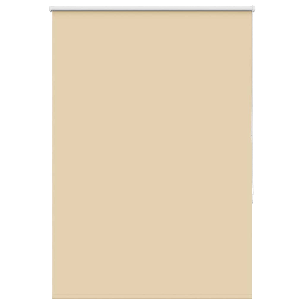 Roleta zaciemniająca beżowa 90x130 cm Szerokość tkaniny 85,7 cm vidaXL