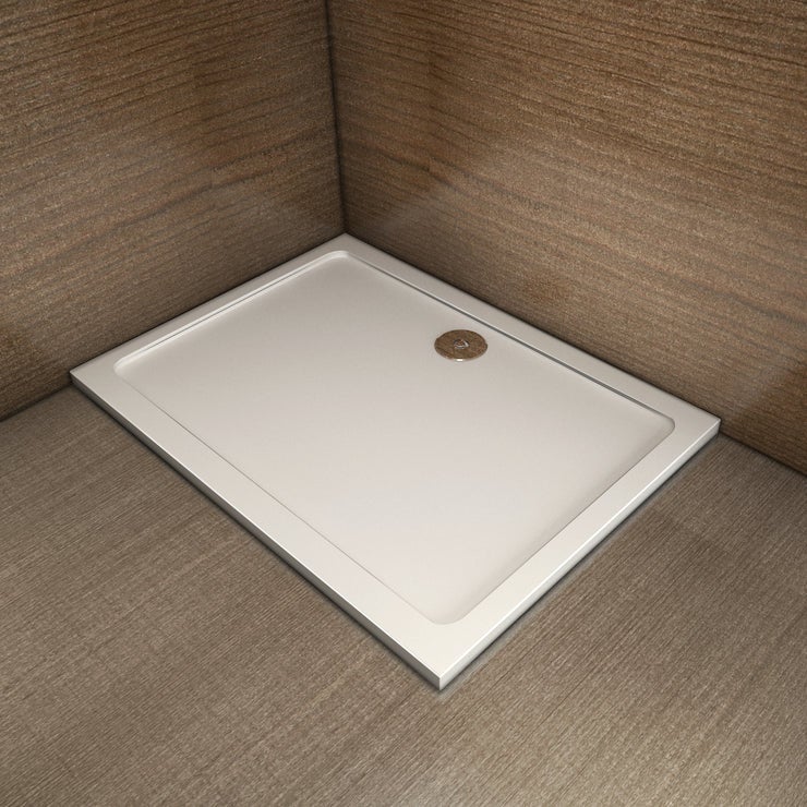 Aica Douche Italienne Receveur 100x70cm Avec Porte De Douche Pivotante 100cm Hauteur 197cm - 6