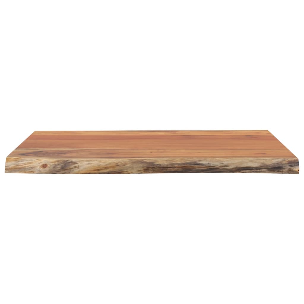 Tampo de mesa | Tampo de secretária retangular borda viva 40x40x2 | 5 cm acácia maciça CFW31133 - 5