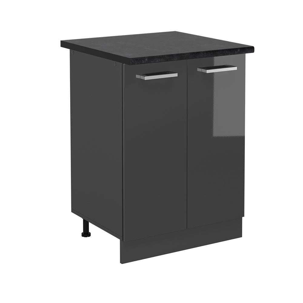 Vicco Szafki kuchenne R-Line, Antracyt wysoki połysk, 60 cm , BP Antracyt
