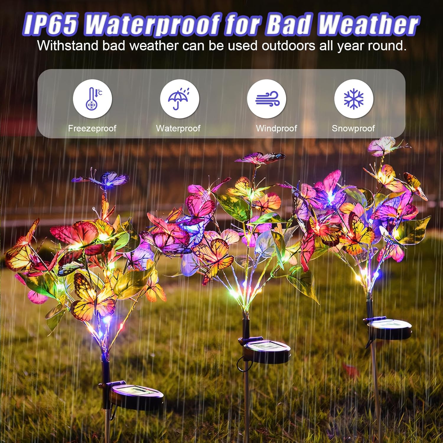 Crediri Decorazioni Da Giardino Per Gatti, Farfalle Decorative, Luci - Foto 3