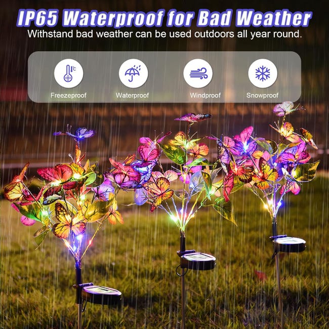 Crediri Decorazioni Da Giardino Per Gatti, Farfalle Decorative, Luci - Foto 3