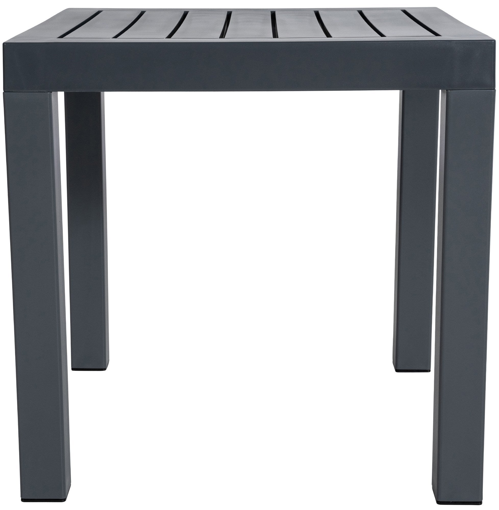 Table d'appoint d'extérieur carré en Plastique Gris 4 places - 3