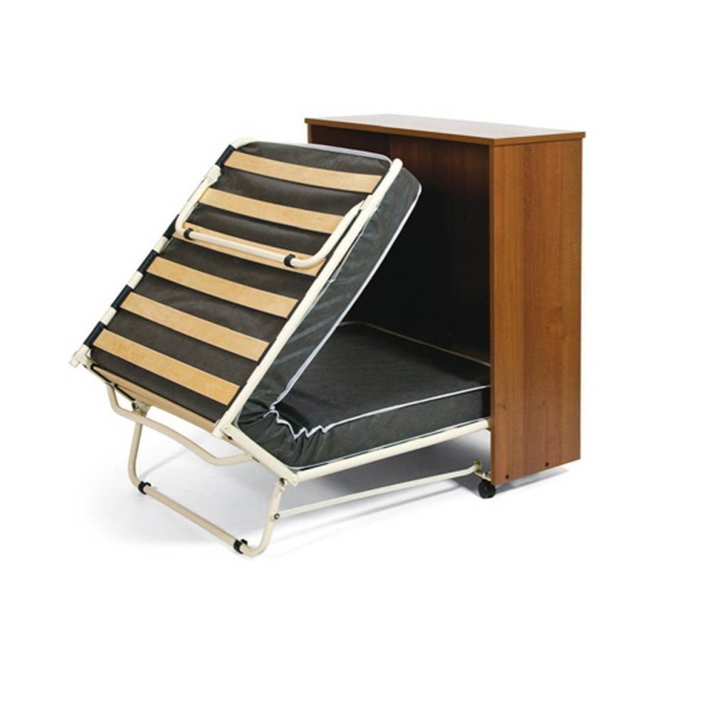 Sommier orthopédique pliant couleur noyer antique cm H.100x85x36 - 2