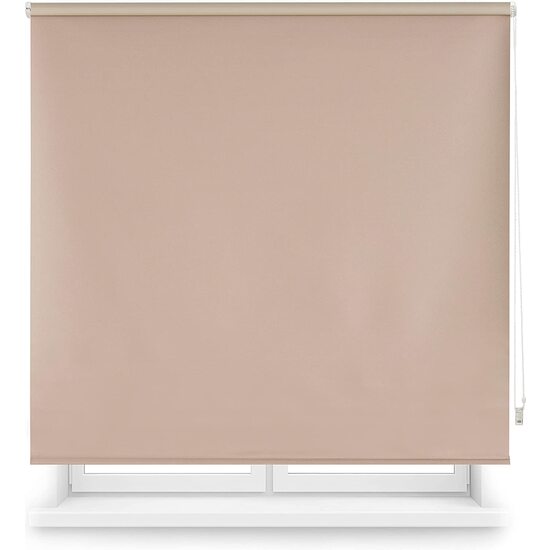 Blindecor | estor enrollable opaco liso - medidas estor: 160x175 - medidas tela estor: 157x170 - estor marrón