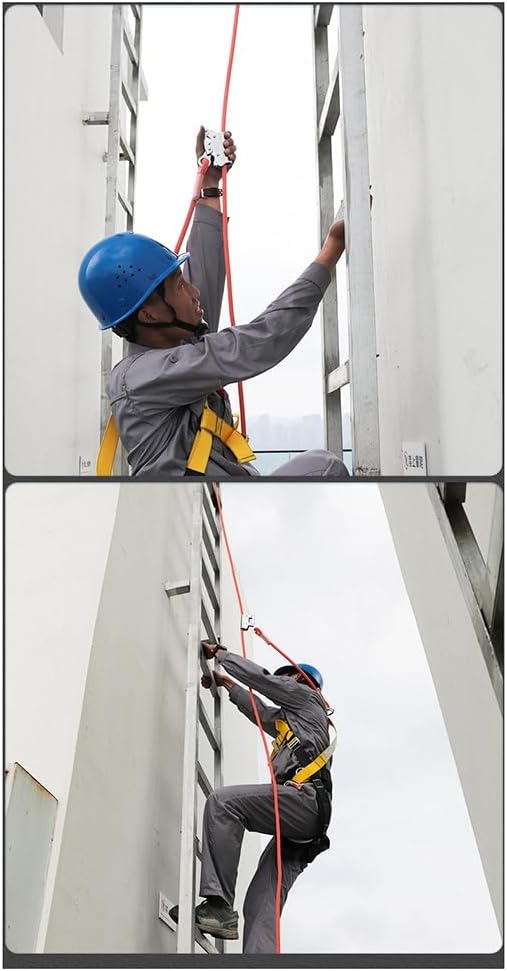 Robustes Mousquetons Pour Dégaines D'Escalade, Cordes Autobloquantes, Protection Anti-Chute, Équipement De Travail En Hauteur Et Installation Facile - 5