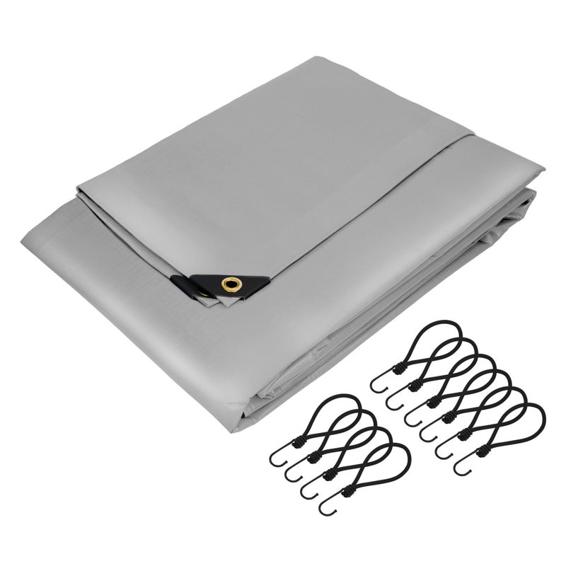 Plandeka ogrodowa Plandeka ochronna Plandeka materialowa z oczkami 4 x 6 m 650 g