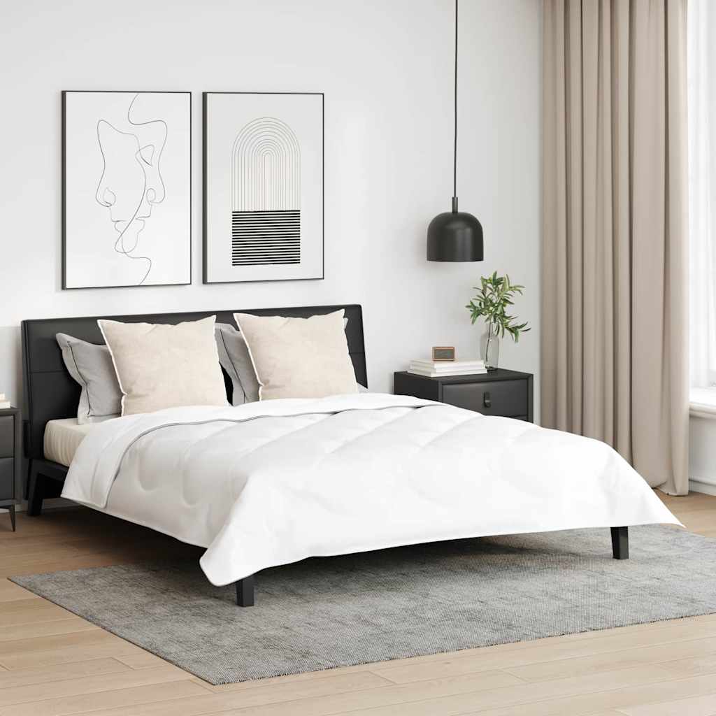 Ensemble de Couette avec oreiller 3 pcs | Duvet Blanc 200 x 220 cm Microfibre - 2
