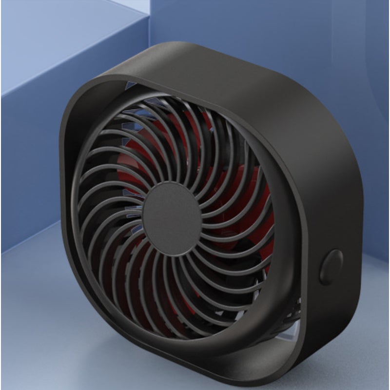 USB Fan Mini Portable Fan Cichy wentylator biurkowy 3 regulowane prędkości zasilany przez USB do domu i biura (czarny)