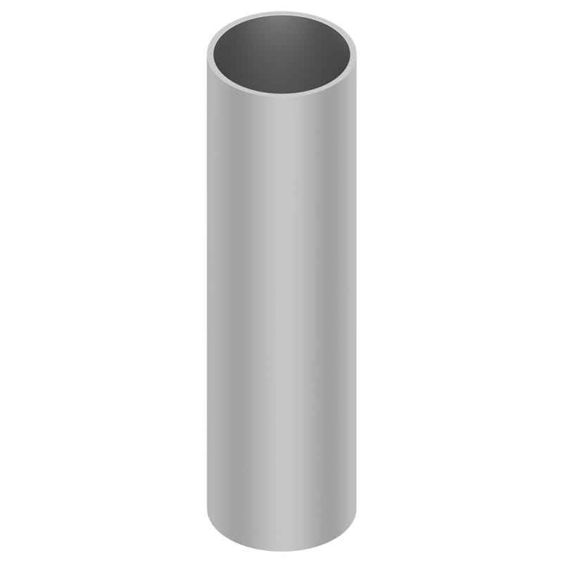 Tube inox diva - Materiau : Inox 304 - Diametre : 35 - Long : 2,00 m ...