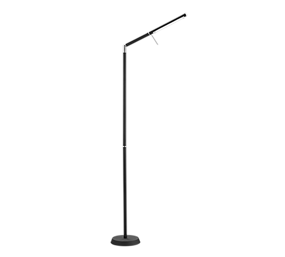Lampa podłogowa stojąca Filigran czarno-biała LED 6W 3000K 560lm wym: 162 x 18 x 18 cm metal Trio