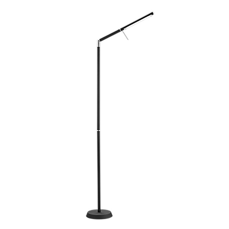 Lampa podłogowa stojąca Filigran czarno-biała LED 6W 3000K 560lm wym: 162 x 18 x 18 cm metal Trio