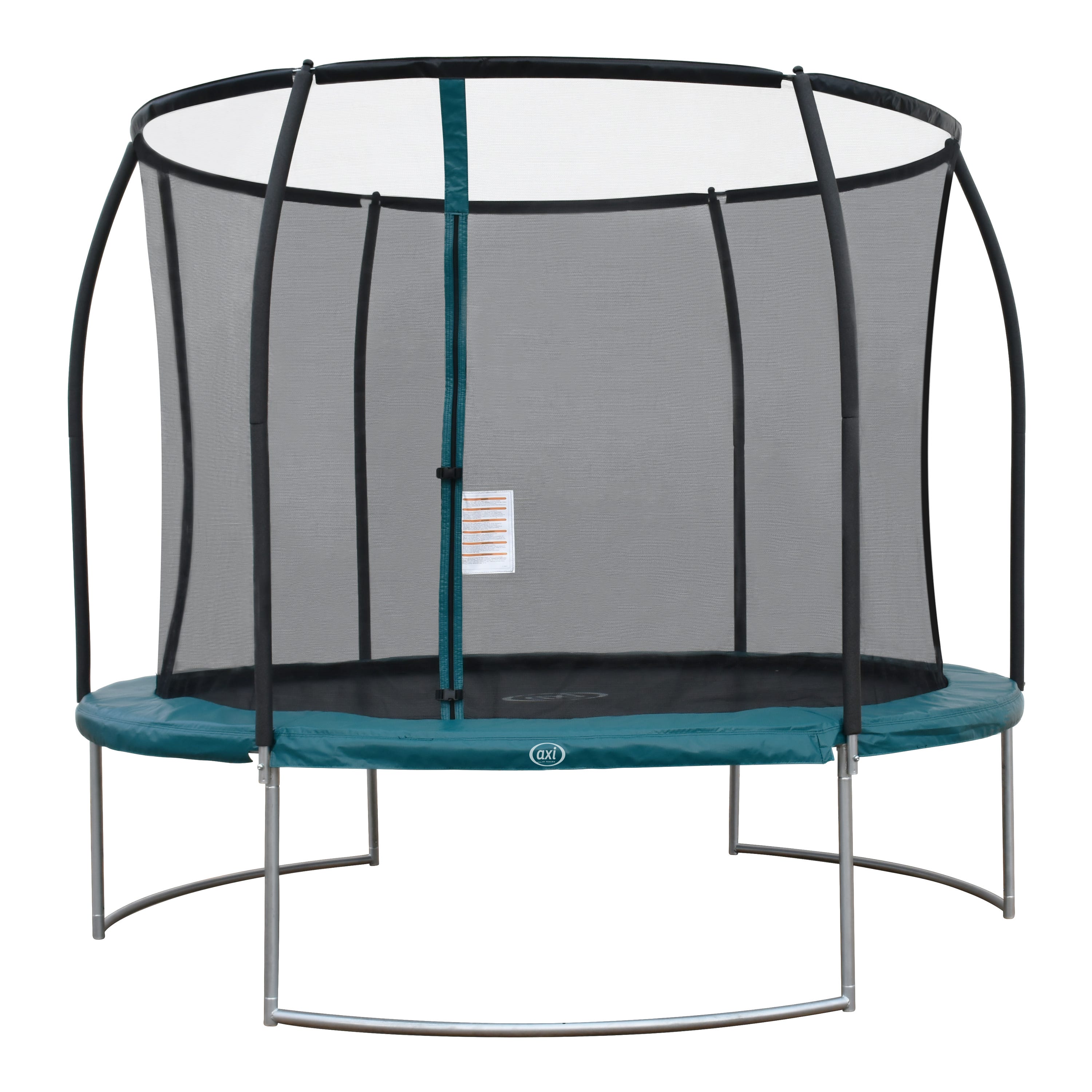 Cama elástica redonda con red - AXI Boston - Ø 305 cm en verde | Cama ...
