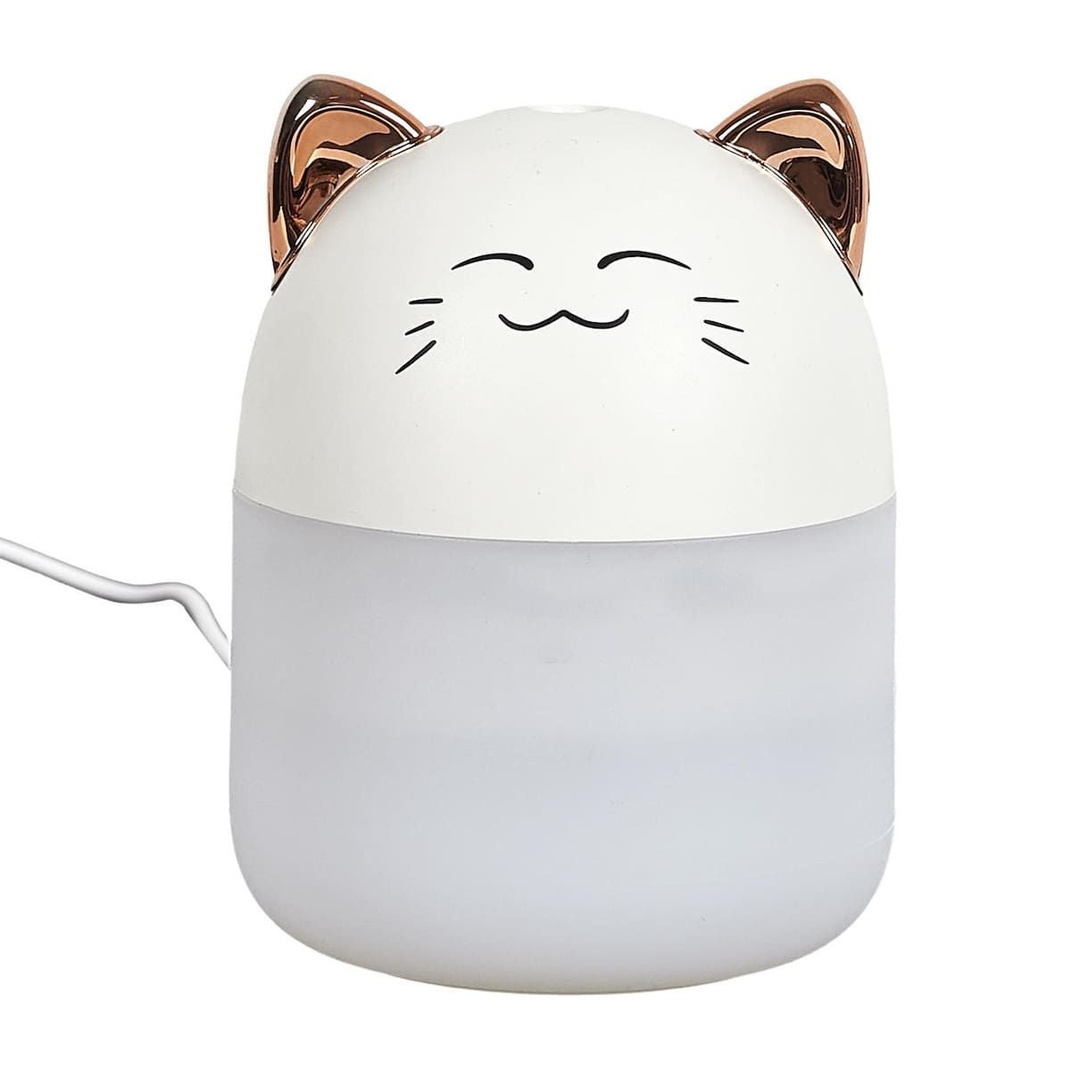 Diffuseur De Parfum LED Chat Blanc – LA CHAISE LONGUE, Marque Originale, Neuf