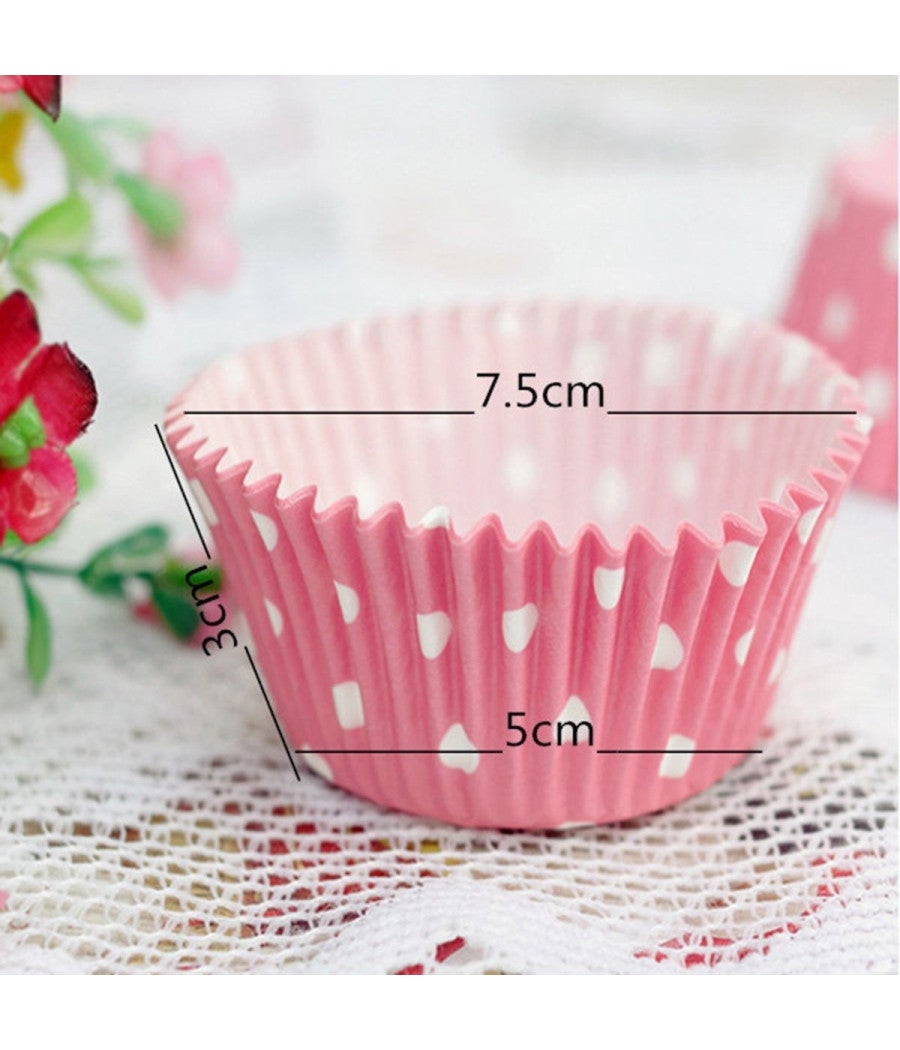 Trade Shop - Kit Pirottini Carta Oleata Cupcake Cases Per Stampi Torta Muffin Colori Misti - -800 Pezzi - - 4