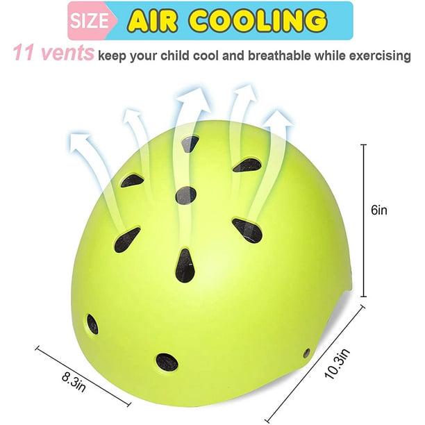 Capacete infantil ventilado e ajustável para ciclismo, skate e patinete, ideal para crianças de 3 a 8 anos (meninos e meninas). - 3