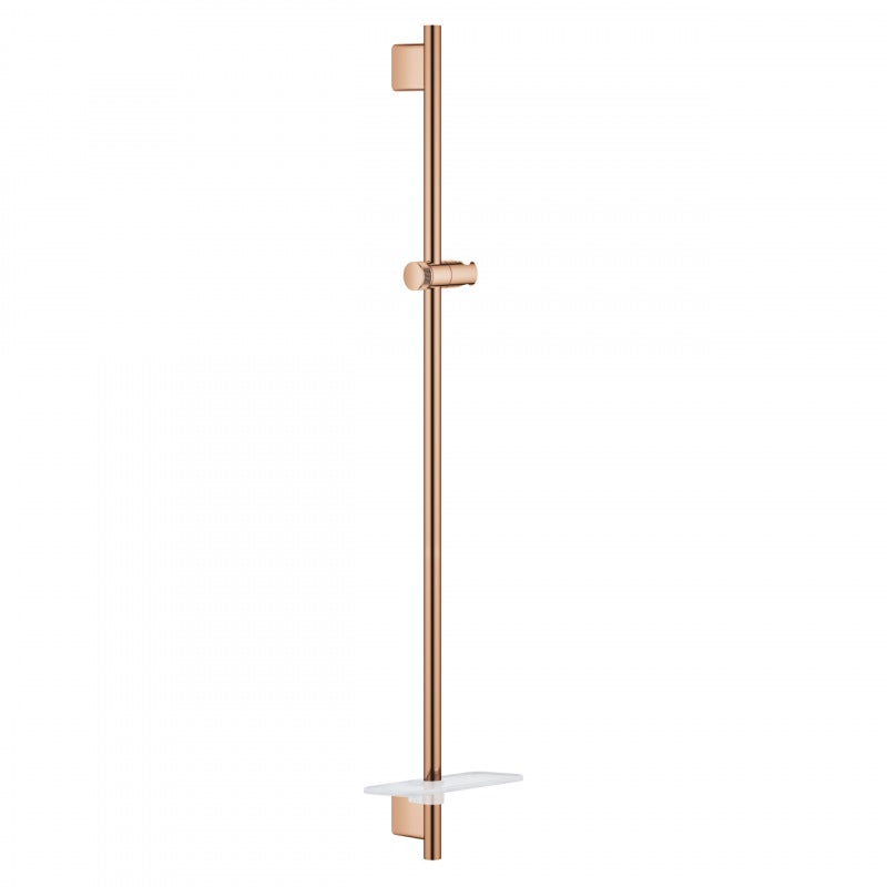 Bara de dus Grohe 26603DA0, SmartActive, aparenta, 900 mm, glisor, etajera, lucios, cupru