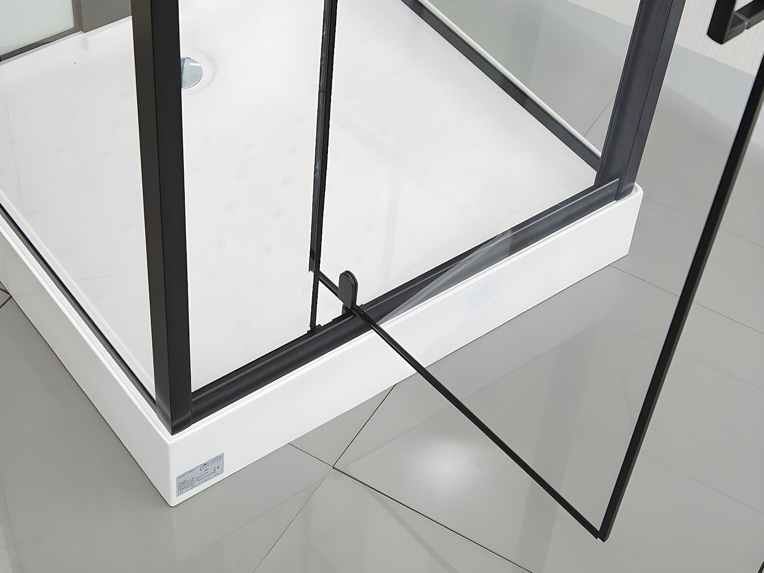 Cabine de douche hydromassante - 2 zones de jets de massage - L90 x P90 x H215 cm - pluie tropicale et douchette - PRIMEA - 7