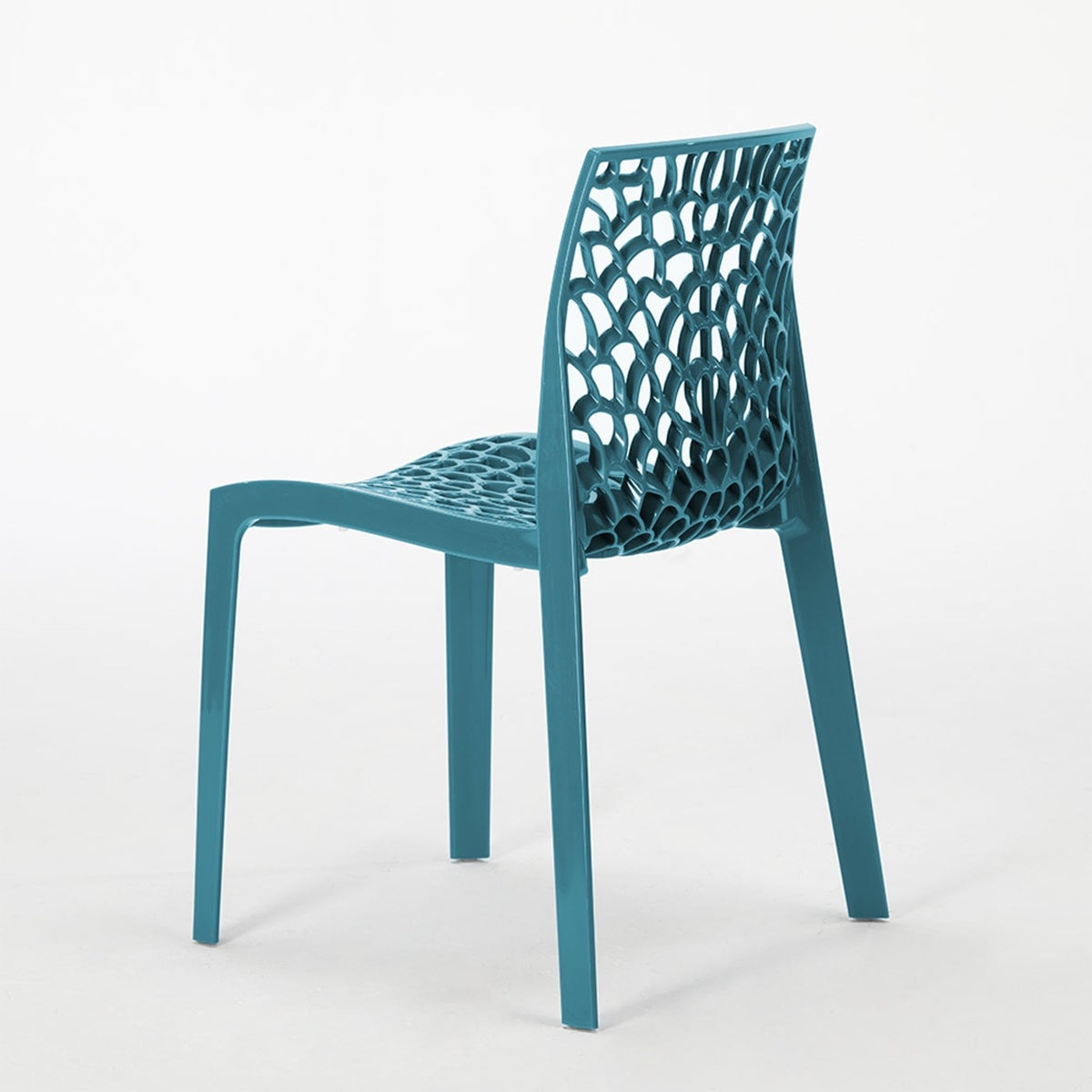 Chaise de cuisine bar café en polypropylène nid d'abeille Gruvyer Grand Soleil - 3