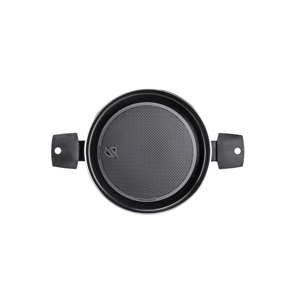 Tegame Moneta Recy 24cm Con 2 Manici - Alluminio Riciclato, Fondo Induction, Nero - Foto 6