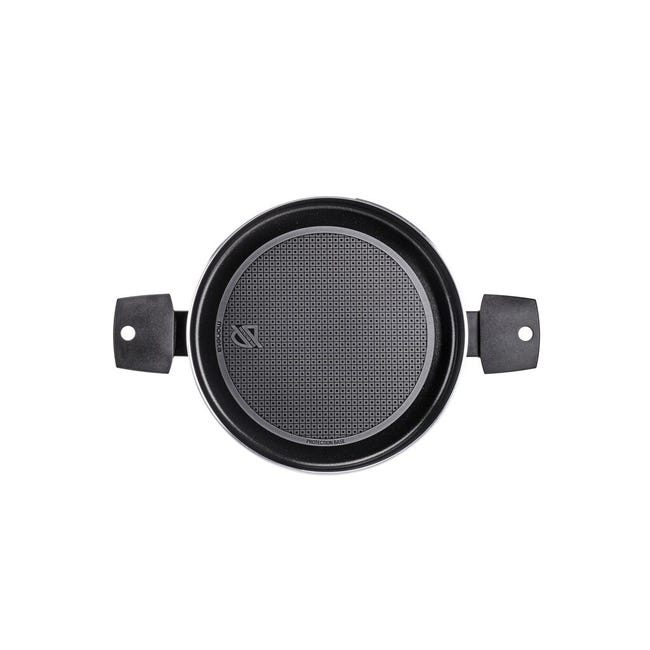 Tegame Moneta Recy 24cm Con 2 Manici - Alluminio Riciclato, Fondo Induction, Nero - Foto 6