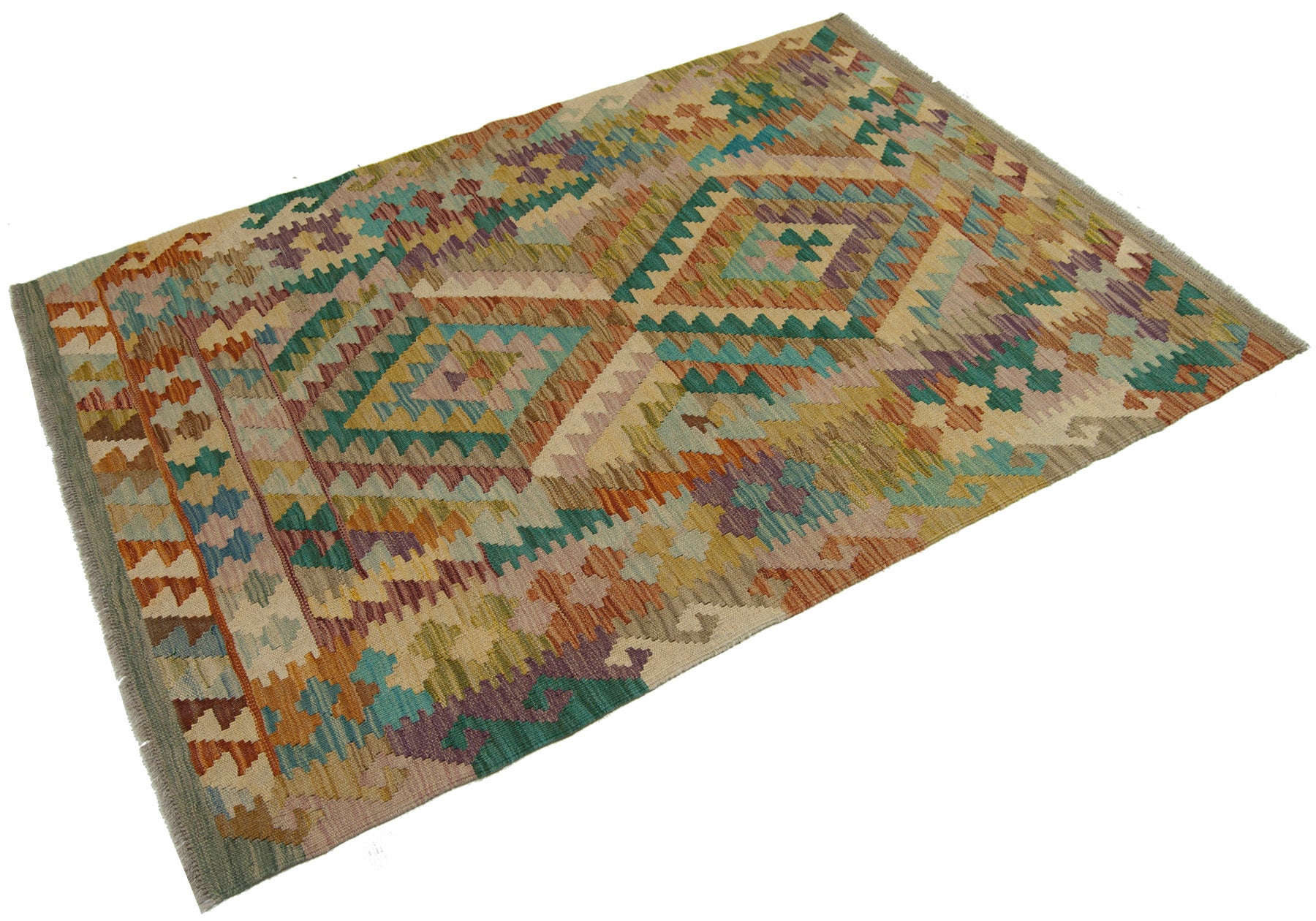 150x105 CM Oryginalny, ręcznie robiony kilim Klasyczny styl Łatwy do czyszczenia