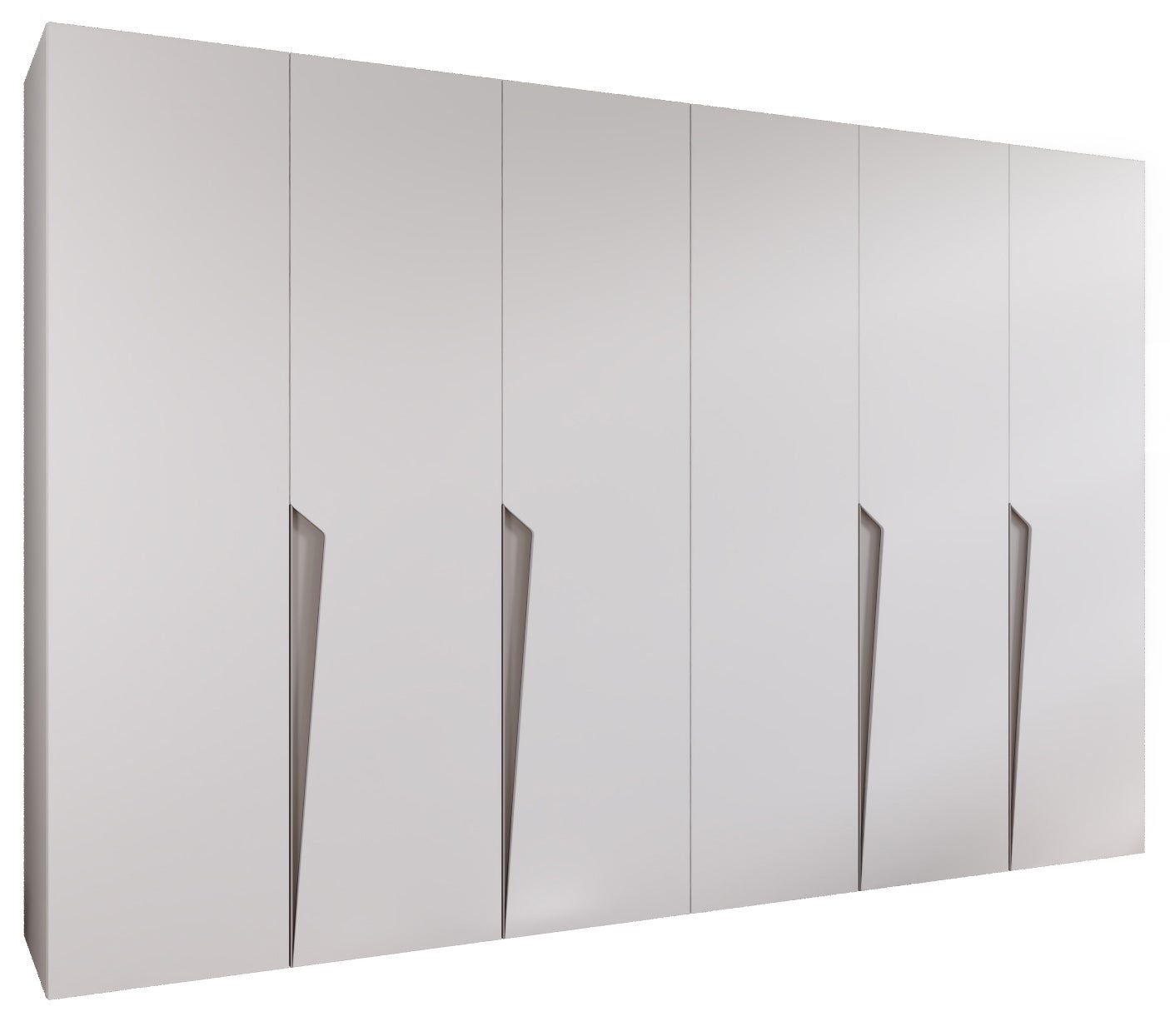 Szafa uchylna otwierana Piano 1 300 (150x2) x 52 x 202 cm biały + u. Kaszmir Abiks Meble