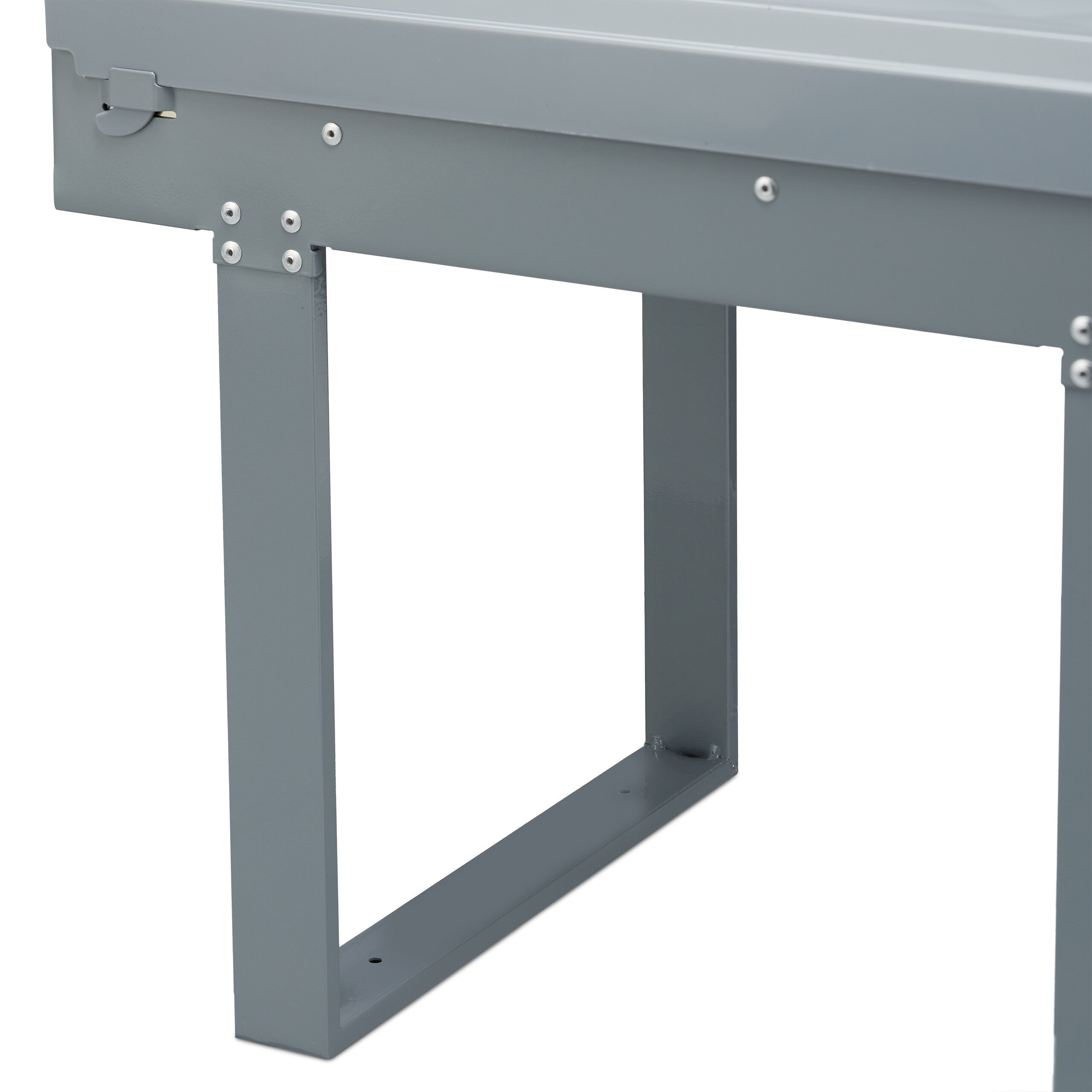 poubelle encastrable coulissante, 3 bacs, système de tri pour sous-évier, 20l & 2x10l, 41,3x34x51,8 cm, gris, Relaxdays - 8