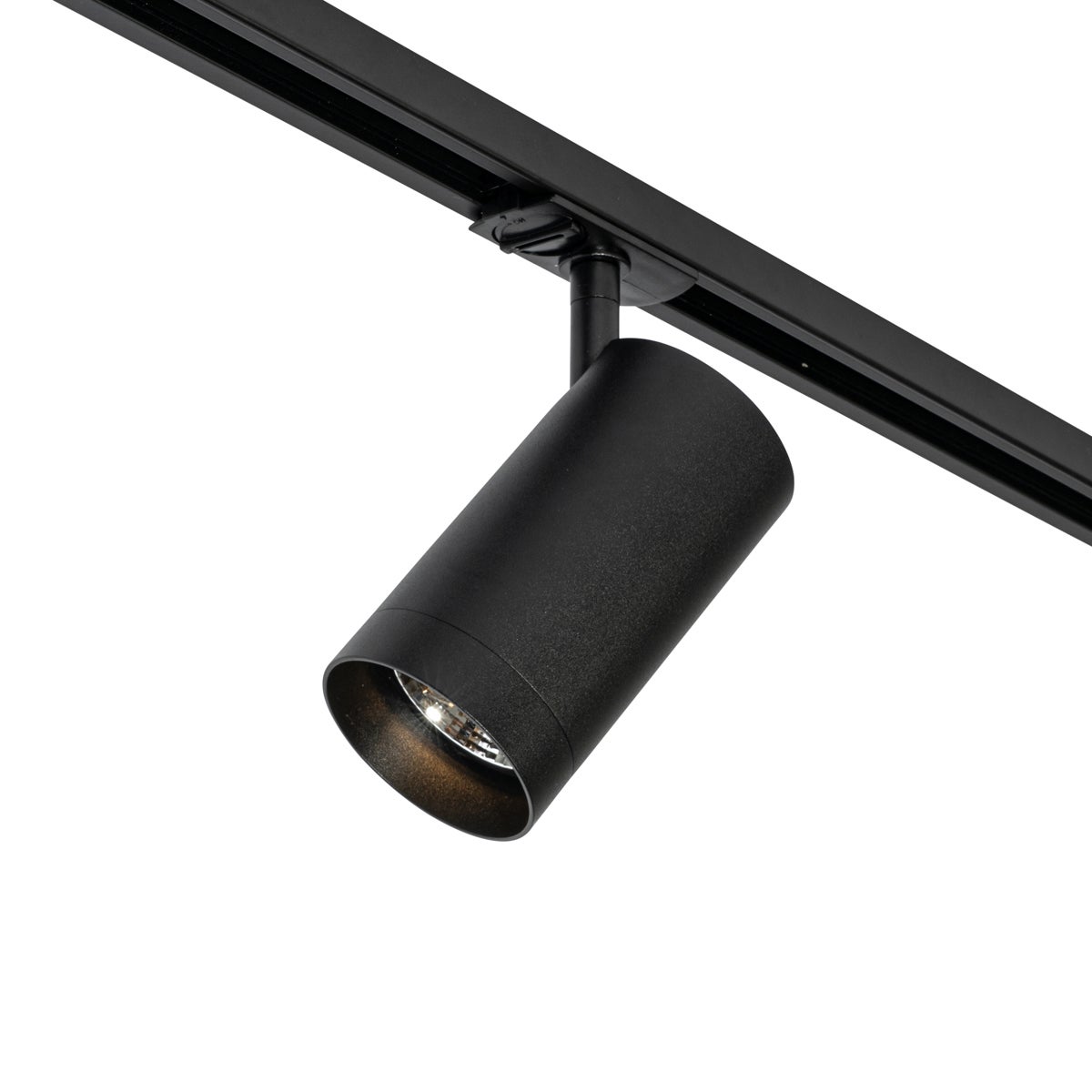 Qazqa moderne rail d éclairage - Iconic Jeana Luxe - noir, rond, max. 15w, gu10, 14cm, idéal pour la cuisine, le magasin et le - 6