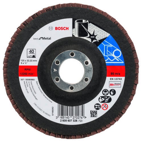 Bosch PRO X571 Tarcza lamelkowa 125 mm G40 - 2608607326