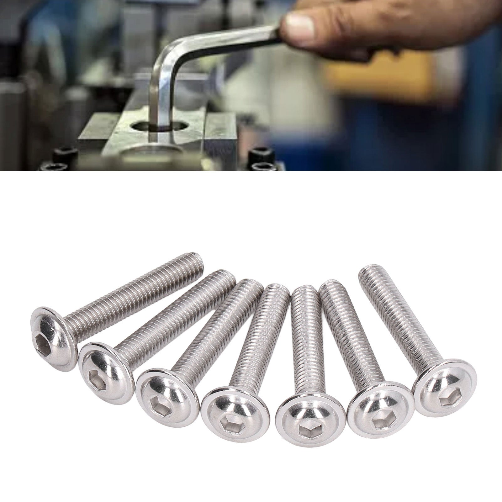Tornillo Avellanado TX M6 X 30 Mm - Acero Inoxidable A2, Rosca Métrica, Paquete De 20