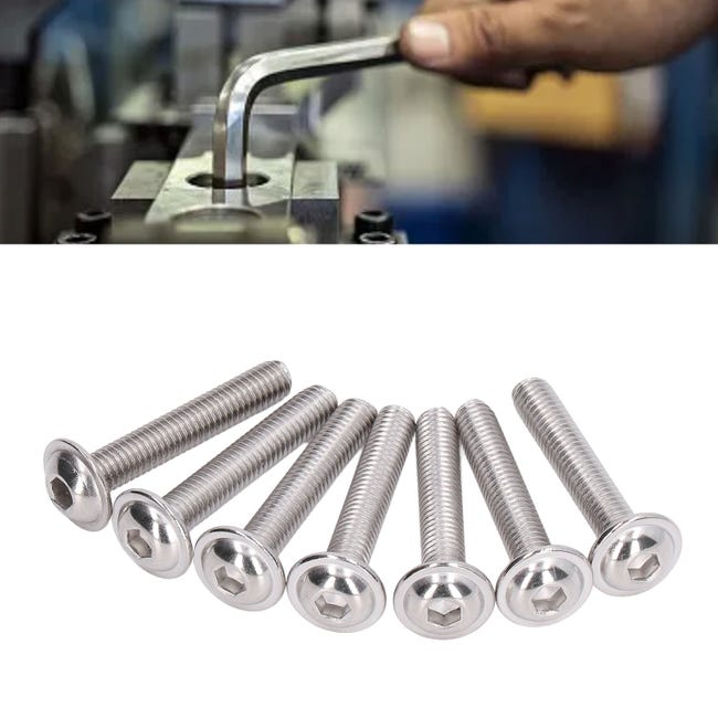 Tornillo Avellanado TX M6 X 30 Mm - Acero Inoxidable A2, Rosca Métrica, Paquete De 20