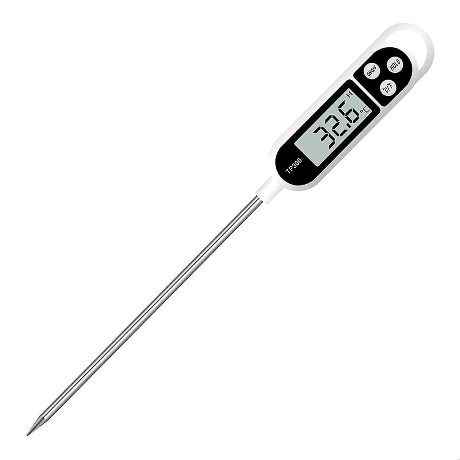 Thermomètre à Lait Inox ANCLLO -10 à 110°C Pour Café, Cuisine, Barbecue Et Bain