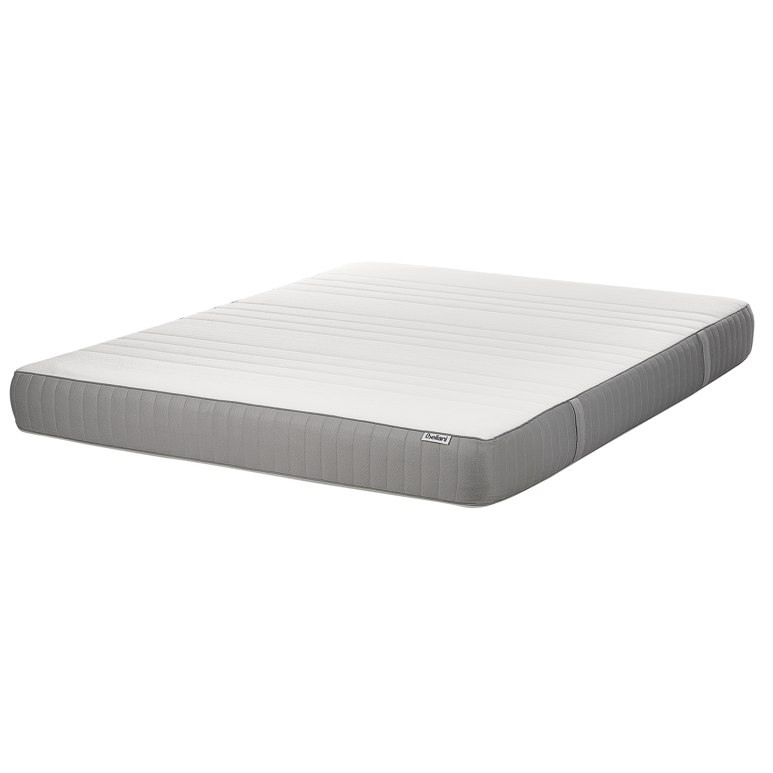 Beliani colchón de espuma viscoelástica fancy duro 160 x 200 cm