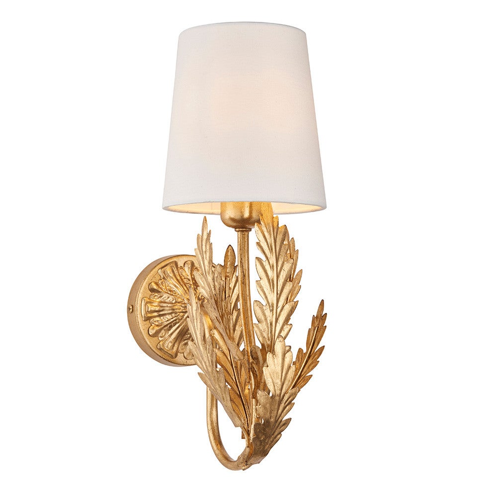 Kinkiet DELPHINE złoty 1xE14x15W metal wym:36x13,5x20cm IP20 Endon
