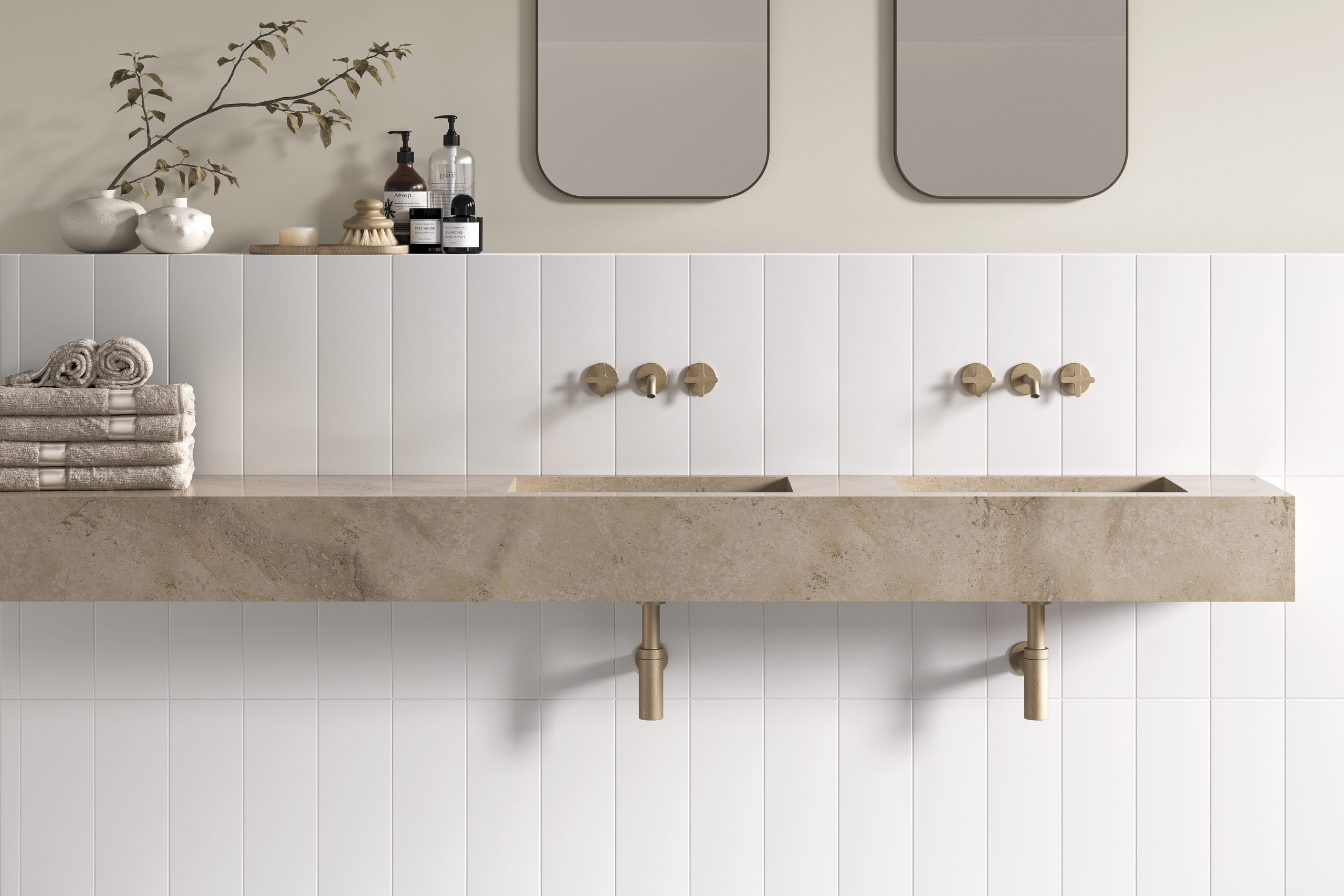 Argos White Prostokątna Okładzina Wewnętrzna Premium 15x45 cm Argos White Prostokątna Matowe Wykończenie