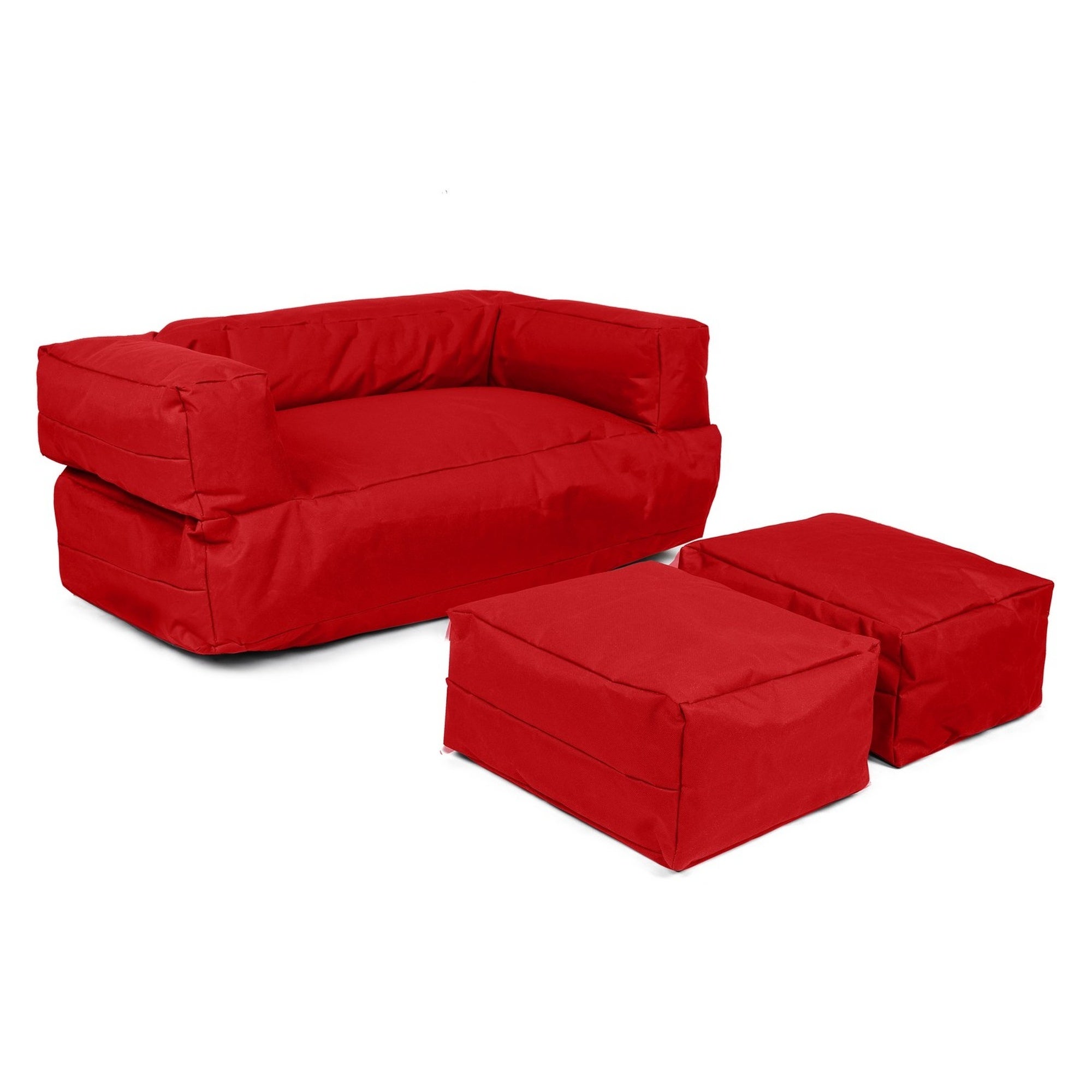 Pouf a sacco per bambini in teddy Sugar