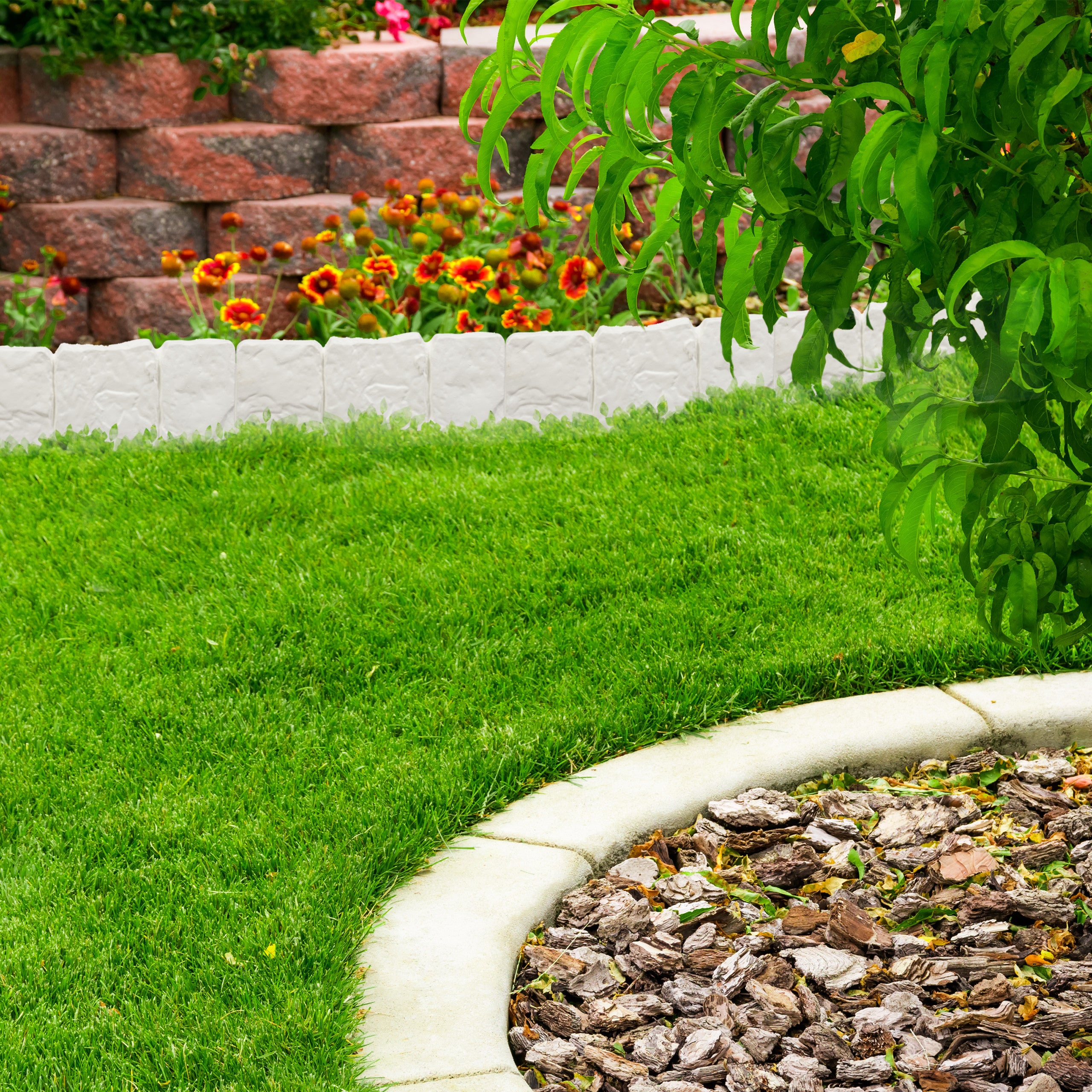 Relaxdays Recinzione Per Aiuole In Ferro Nero – Set 4 Pannelli 29,5x43,5 Cm, Totale 172 Cm, Con Paletti Appuntiti Per Giardino E Cortile