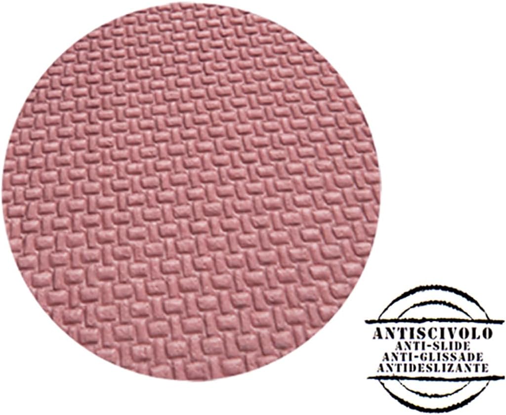 Tapete Banho Cor Sólida Antiderrapante Absorvente Tapete De Cabeceira 100% Fabricado Em Itália Castanho 50x110cm - 5
