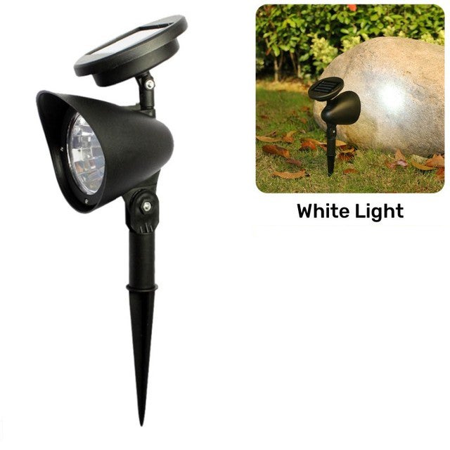 Zewnętrzna lampa solarna do trawnika wodoodporne reflektory LED krajobraz willa ogród dziedziniec dekoracyjne lampki zasilane energią słoneczną białe