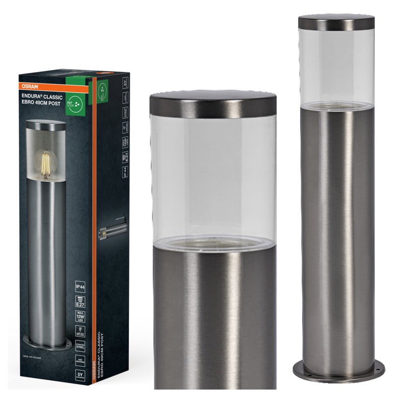 Lampa Ogrodowa Osram Słupek Zewnętrzny Stojący E27 Aluminium IP44 1 szt.