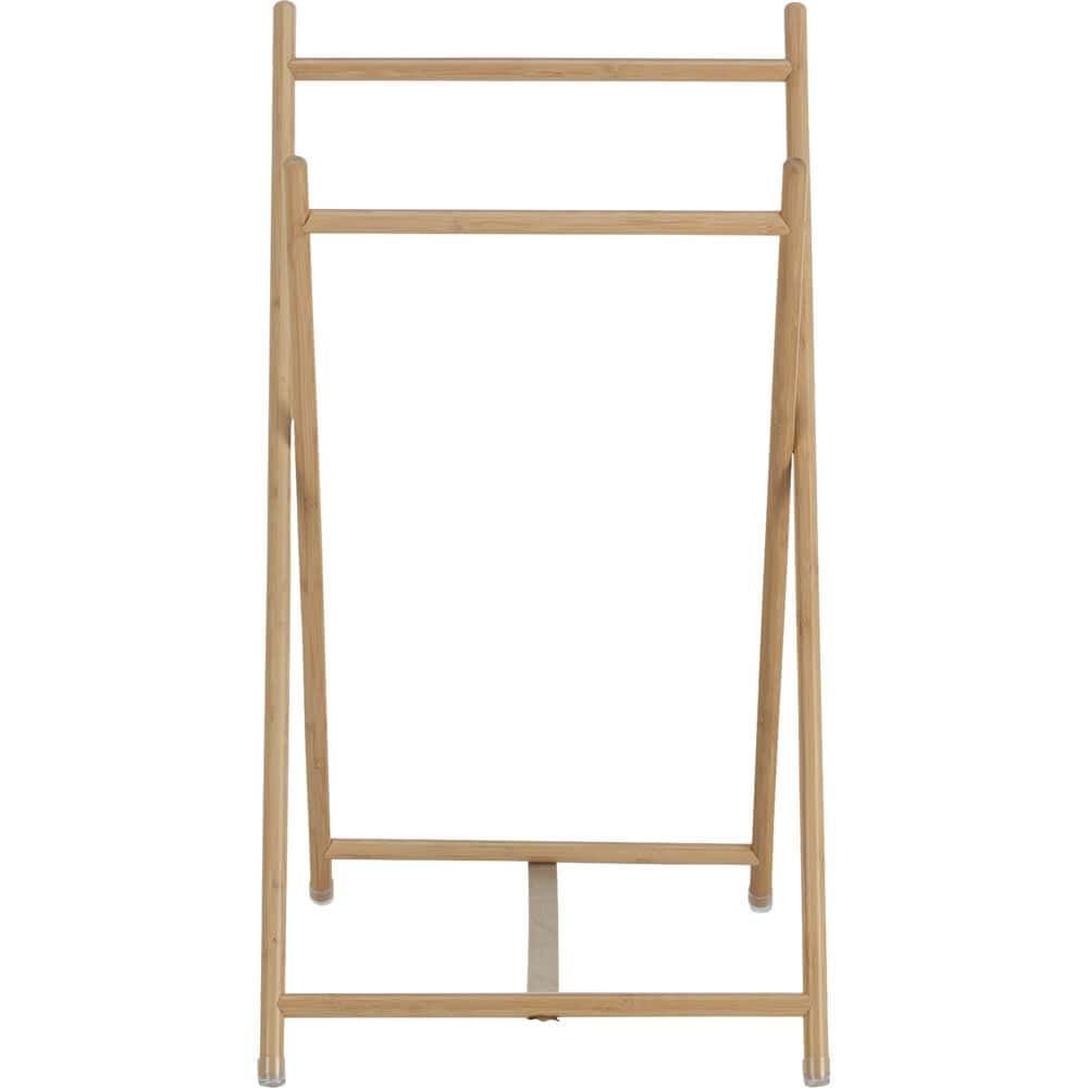 Wenko Portasciugamani Allegre In Bambù E Rattan – Stile Boho, Naturale - 3