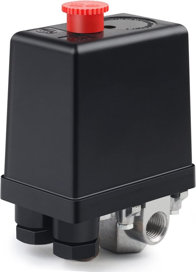 Soupape de Compresseur D'air 220V Pression Automatique Pressostat Compresseur D'air Compresseur Interrupteur Contrôle Valve pour Une Réduction Rapide