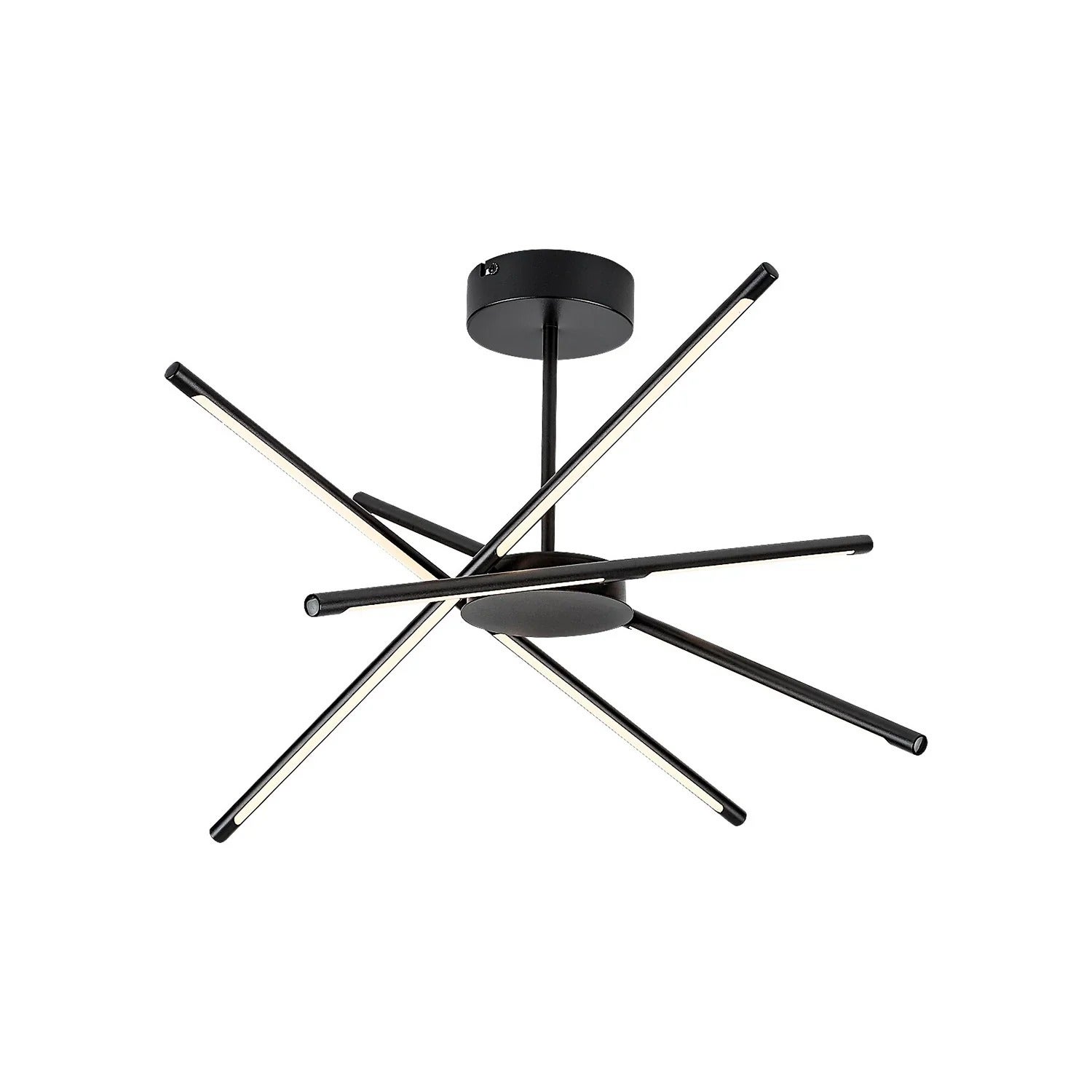 Lampa wisząca HENLI2 LED 40W Ciepła biel 2800lm czarno-biała wym: 28 x 66 x 66 cm Rabalux
