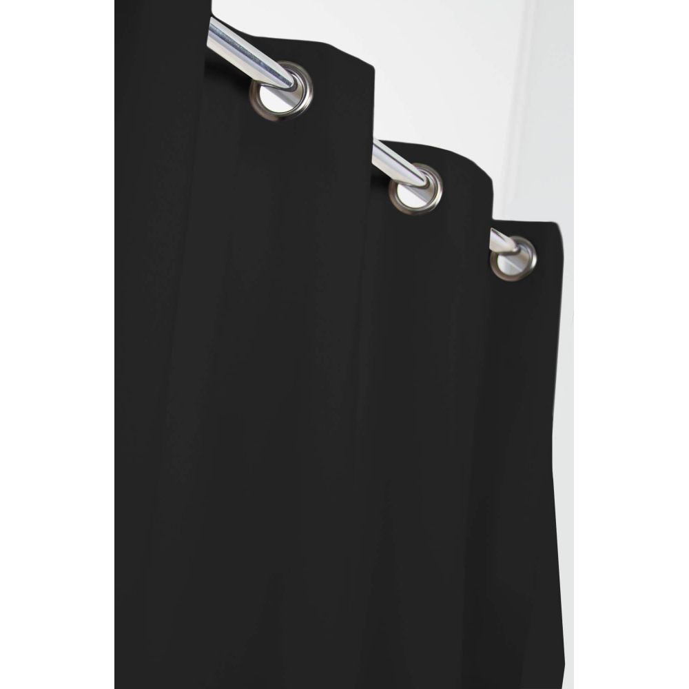 Tenda Oscurante 100% Occhiello Nero MC710 135x250 - 4