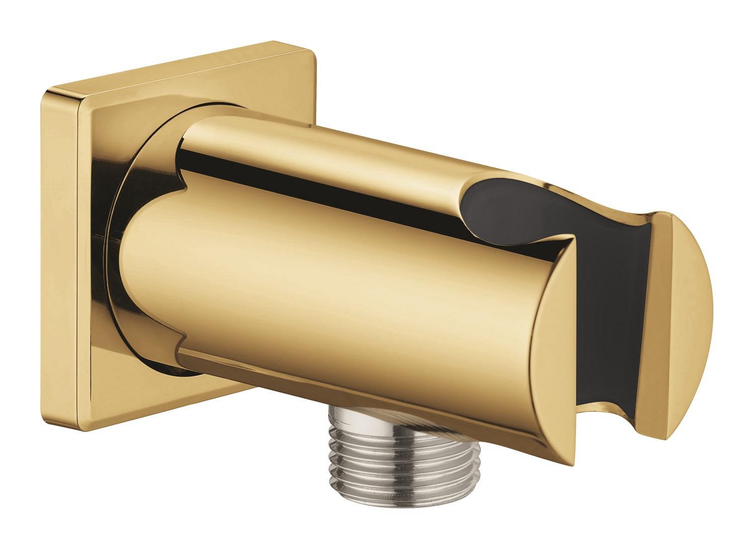Cot iesire dus Grohe 26659GL0, Rainshower SoftSquare, 1/2'' x 1/2'', suport para, lucios, auriu